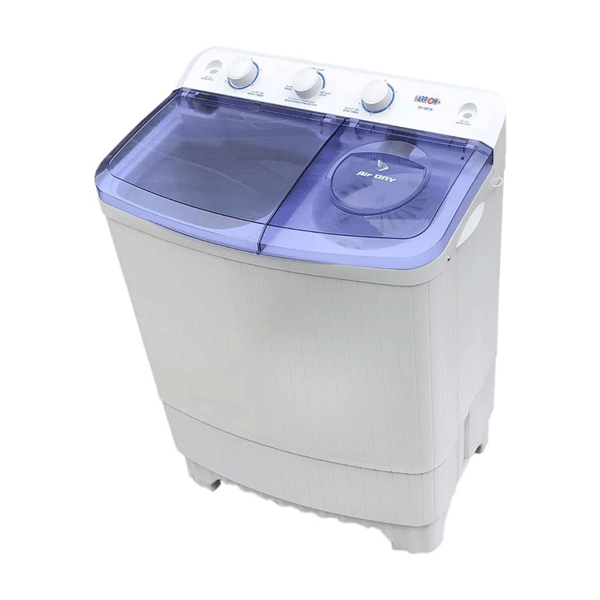 غسالة حوضين 7 كيلو ارو - أبيض