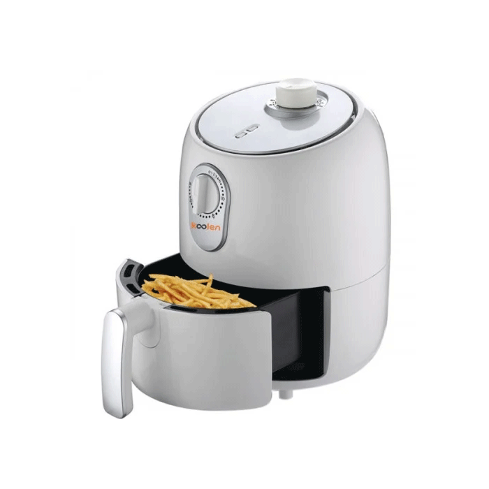 قلاية كولين بدون زيت 2 لتر 1000 وات أبيض