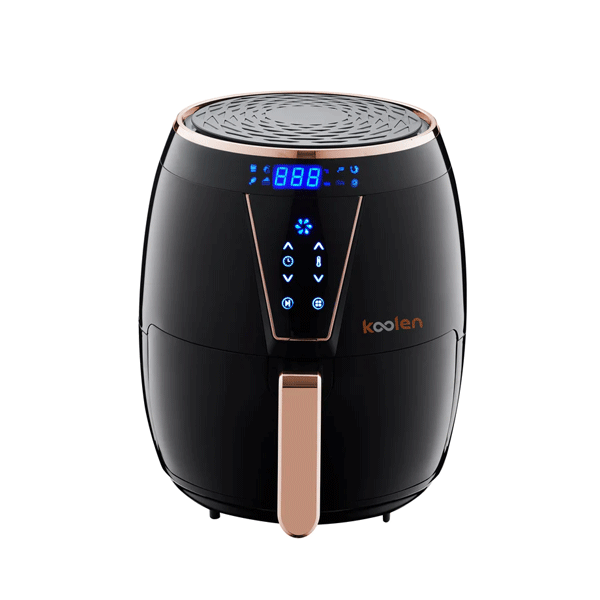 قلاية كهربائية كولين بدون زيت 4.5 لتر ديجيتال أسود