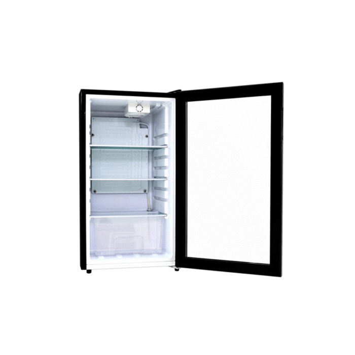 ثلاجة عرض باب واحد نيو هاوس 3.2 قدم مكعب - أسود