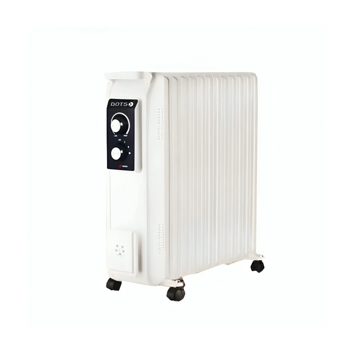 دفاية زيت دوتس 2500 وات 13 ريشة - ابيض