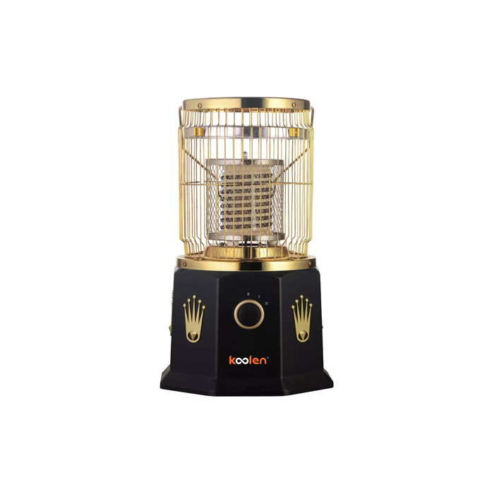 دفاية كهربائية كولين دائرية 2000 وات ذهبى*أسود