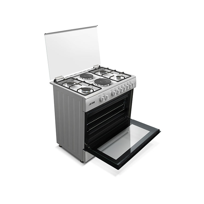 فرن غاز وكهرباء ارو 4 عيون+2 سطح 60*90 سم تركي