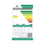 ثلاجة بابين 5 قدم ارو فضي