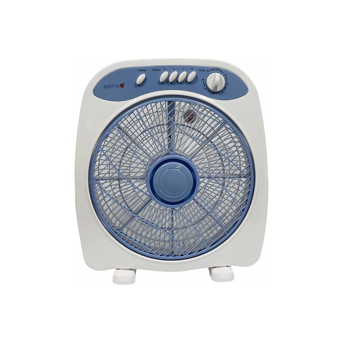 مروحة طاولة بوكس دوتس 12 بوصة 50 وات - ابيض