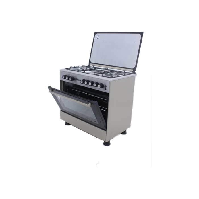 فرن غاز دانسات 5 شعلات 90*60 سم - استيل