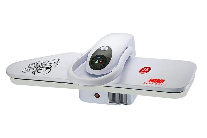 مكواة بخار هام 38 بوصة 2200 وات كبس - ابيض