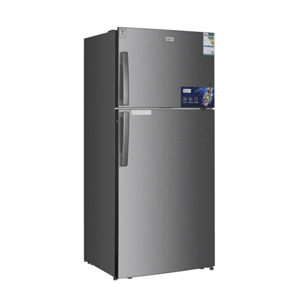 ثلاجة بابين جنرال جولدي 16.4 قدم نوفروست - فضي