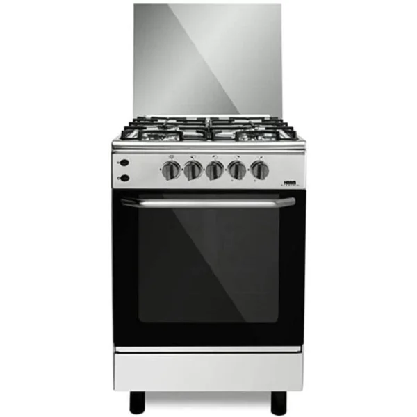 فرن هام غاز 4 عيون 55*55 سم امان كامل - ستيل