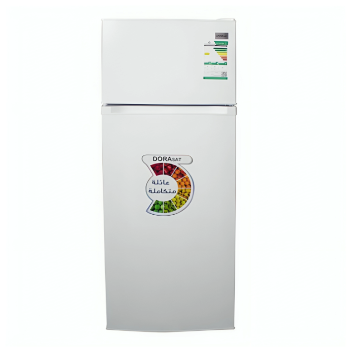 ثلاجة بابين دورا سات 14.7 قدم نوفروست أبيض